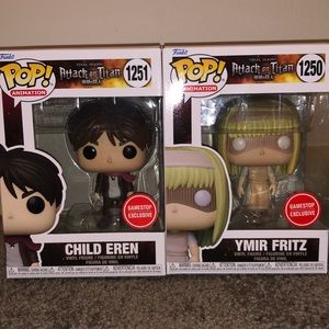 Attack On Titan funko pops
